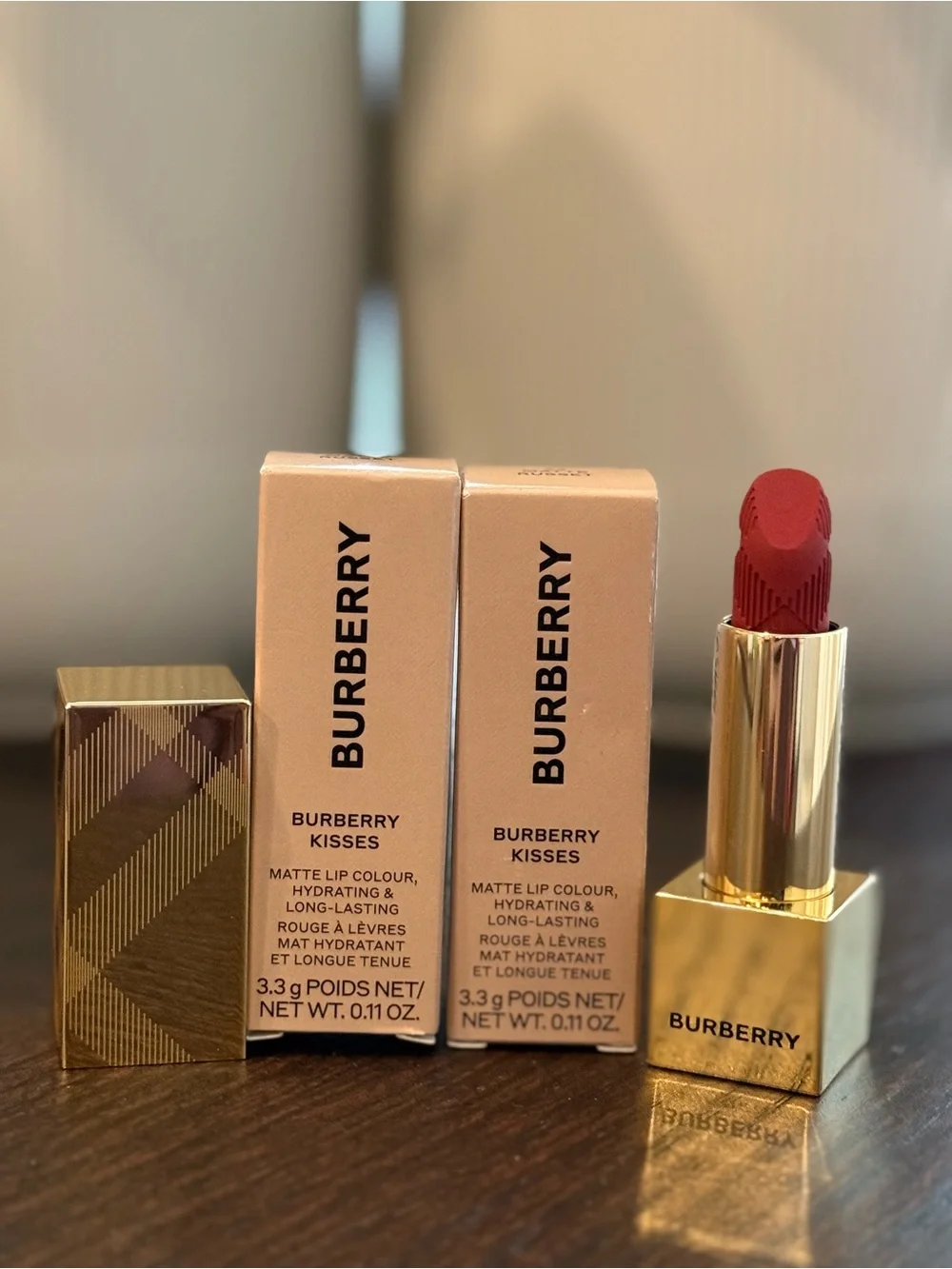 Burberry Kisses Matte Lipstick - 93 Matte Russet | Set of 2 NIB ✨ Luxury Makeup